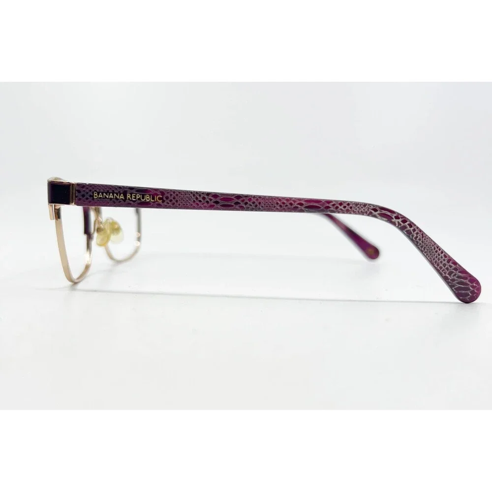 Banana Republic Eyeglass Frames Womens Purple Gold Mabel 1JZ 52-16-130 Small